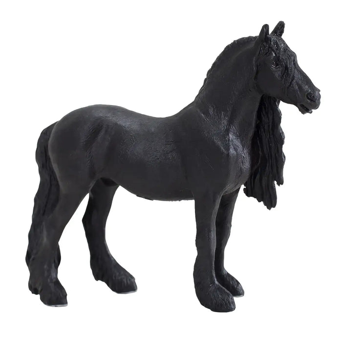 Friesian Gelding Horse Toy - Realistic Equestrian Figurine | Educational Play MOJO FUN - Little and Giant Explorers Mojo Fun