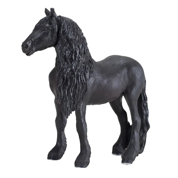 Friesian Gelding Horse Toy - Realistic Equestrian Figurine | Educational Play MOJO FUN - Little and Giant Explorers Mojo Fun