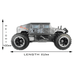 FS Racing 30CC 1/5TH Petrol RC Monster Truck | Hummer 2.4GHz - Little and Giant Explorers FS Racing