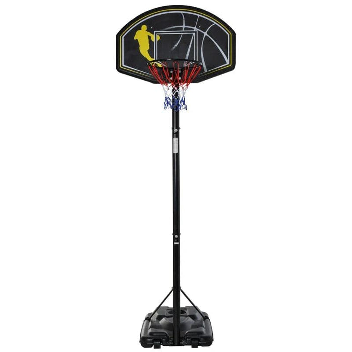 Fully Adjustable Free Standing Portable Basketball Stand with Wheels - 190cm - 305cm - Little and Giant Explorers HOMCOM