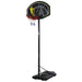 Fully Adjustable Free Standing Portable Basketball Stand with Wheels - 190cm - 305cm - Little and Giant Explorers HOMCOM