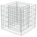 Silver galvanized steel gabion raised bed mesh grid for rock and gravel filling