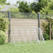 Galvanised Steel Chicken Cage | Silver (200 x 105 x 91cm) - Little and Giant Explorers vidaXL