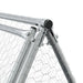 Galvanised Steel Chicken Cage | Silver (200 x 105 x 91cm) - Little and Giant Explorers vidaXL