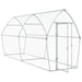 Galvanised Steel Chicken Cage | Silver (400 x 105 x 182cm) - Little and Giant Explorers vidaXL