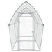 Galvanised Steel Chicken Cage | Silver (400 x 105 x 182cm) - Little and Giant Explorers vidaXL