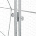 Galvanised Steel Chicken Cage | Silver (400 x 105 x 182cm) - Little and Giant Explorers vidaXL