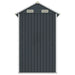 Galvanised Steel Garden Shed in Anthracite (192 x 152.5 x 237cm) - Little and Giant Explorers vidaXL