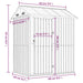 Galvanised Steel Garden Shed in Green (192 x 152.5 x 237cm) - Little and Giant Explorers vidaXL