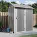 Galvanised Steel Garden Shed in Light Grey (192 x 152.5 x 237cm) - Little and Giant Explorers vidaXL