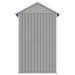 Galvanised Steel Garden Shed in Light Grey (192 x 152.5 x 237cm) - Little and Giant Explorers vidaXL