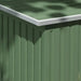 9FT x 4FT Metal Garden Shed with Double Doors in Green - Little and Giant Explorers Outsunny