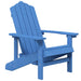 Garden Adirondack Chair in Aqua Blue - Little and Giant Explorers vidaXL