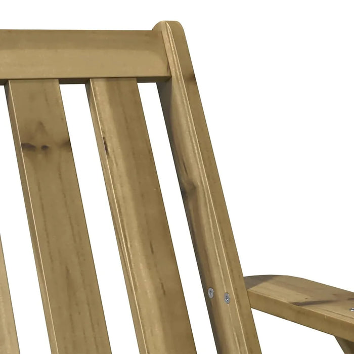 Garden Adirondack Chair in Impregnated Wood Pine - Little and Giant Explorers vidaXL