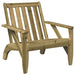 Garden Adirondack Chair in Impregnated Wood Pine - Little and Giant Explorers vidaXL