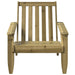 Garden Adirondack Chair in Impregnated Wood Pine - Little and Giant Explorers vidaXL