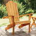 Garden Adirondack Chair in Solid Wood Teak - Little and Giant Explorers vidaXL