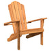 Garden Adirondack Chair in Solid Wood Teak - Little and Giant Explorers vidaXL