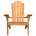 Garden Adirondack Chair in Solid Wood Teak - Little and Giant Explorers vidaXL