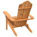 Garden Adirondack Chair in Solid Wood Teak - Little and Giant Explorers vidaXL