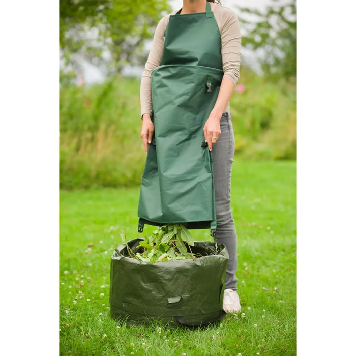 Garden Apron with Foldable Pocket in Green (130 x 55cm) - Little and Giant Explorers Nature