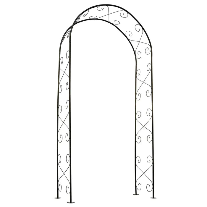 Garden Arch in Black and Metal (100 x 37 x 230cm) - Little and Giant Explorers Nature