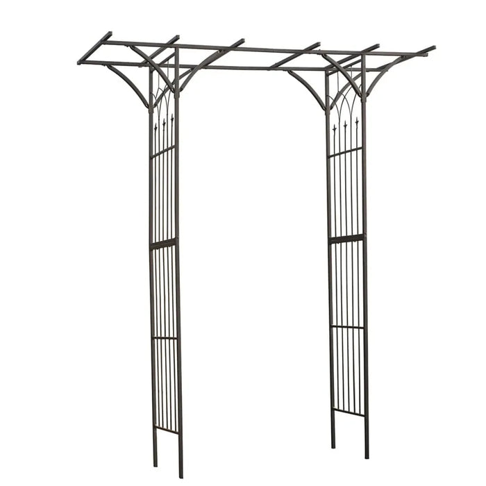 Garden Arch in Black and Metal (114 x 66 x 232cm) - Little and Giant Explorers Nature