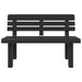 Garden Bench in Anthracite (110 x 52 x 71cm) - Little and Giant Explorers vidaXL