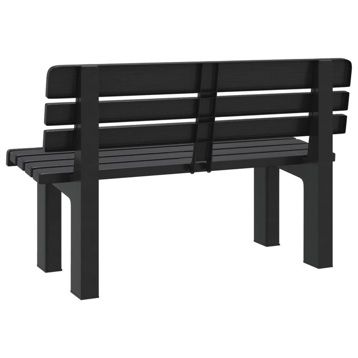 Garden Bench in Anthracite (110 x 52 x 71cm) - Little and Giant Explorers vidaXL