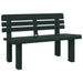 Garden Bench in Green (110 x 52 x 71cm) - Little and Giant Explorers vidaXL