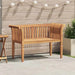 Garden Bench Solid Teak Wood with Slatted Design for Traditional Outdoor Comfort | VIDAXL - Little and Giant Explorers vidaXL