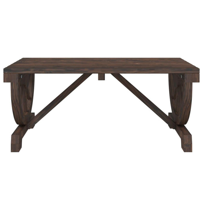 Garden Coffee Table in Solid Wood Fir (90 x 50 x 40cm) - Little and Giant Explorers vidaXL