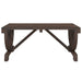 Garden Coffee Table in Solid Wood Fir (90 x 50 x 40cm) - Little and Giant Explorers vidaXL