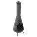 Garden Fireplace 'Napa' in Black - Little and Giant Explorers RedFire