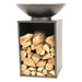 Garden Fireplace with BBQ Grill 'ONYX' Classic with Cover 60cm - Little and Giant Explorers RedFire