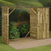 Garden Firewood/Tool Storage Shed in Pinewood (253 x 80 x 170cm) - Little and Giant Explorers vidaXL