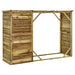 Garden Firewood/Tool Storage Shed in Pinewood (253 x 80 x 170cm) - Little and Giant Explorers vidaXL