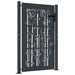 Garden Gate 105×130cm – Anthracite Steel Laser-Cut Design | Lockable Security Entrance with Posts VIDAXL - Little and Giant Explorers vidaXL