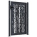 Garden Gate 105×130cm – Anthracite Steel Laser-Cut Design | Lockable Security Entrance with Posts VIDAXL - Little and Giant Explorers vidaXL