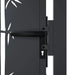 Garden Gate 105×130cm – Anthracite Steel Laser-Cut Design | Lockable Security Entrance with Posts VIDAXL - Little and Giant Explorers vidaXL