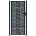 Garden Gate 105×205cm – Anthracite Laser-Cut Design | Galvanised Steel with Lockable System VIDAXL - Little and Giant Explorers vidaXL