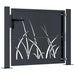 Garden Gate 105x105cm – Anthracite Steel Laser-Cut Design | Lockable Security Entrance VIDAXL - Little and Giant Explorers vidaXL