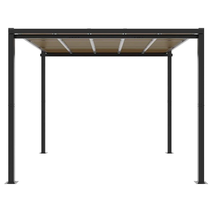 Garden Gazebo in Anthracite and Aluminium (3 x 3m) - Little and Giant Explorers vidaXL