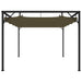 Garden Gazebo with Retractable Roof in Taupe (3 x 3m) 180 g/m² - Little and Giant Explorers vidaXL