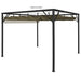 Garden Gazebo with Retractable Roof in Taupe (3 x 3m) 180 g/m² - Little and Giant Explorers vidaXL