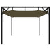 Garden Gazebo with Retractable Roof in Taupe (3 x 3m) 180 g/m² - Little and Giant Explorers vidaXL