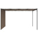 Garden Gazebo with Side Curtain in Taupe (4 x 3 x 2.25m) - Little and Giant Explorers vidaXL