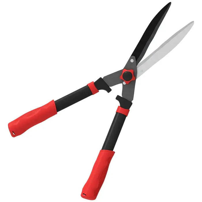 Garden Hedge Shears – Wavy-Edged Blade | Grass and Shrub Trimmers OUTSUNNY - Little and Giant Explorers Outsunny