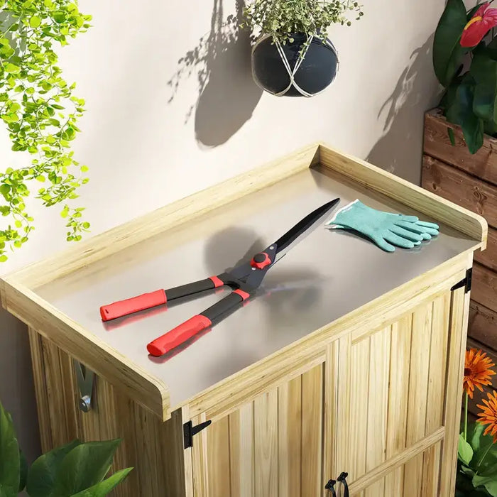 Garden Hedge Shears – Wavy-Edged Blade | Grass and Shrub Trimmers OUTSUNNY - Little and Giant Explorers Outsunny