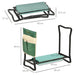 Garden Kneeler and Seat – Green | Foldable Steel Frame - Thick Foam Pad OUTSUNNY - Little and Giant Explorers Outsunny